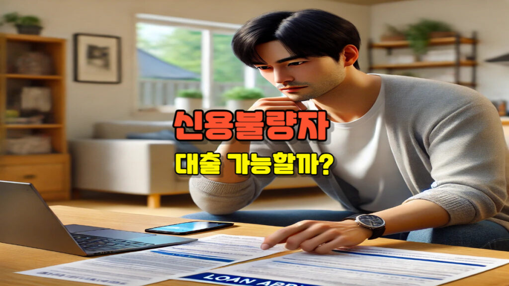 신용불량자 대출 가능할까? 조건 총정리