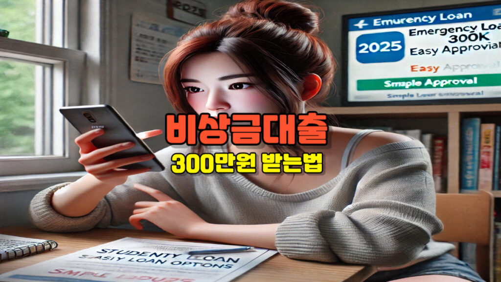 비상금대출 300만원 받는법｜2025년 무직자·직장인 간편대출 총정리