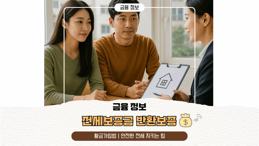 전세보증금 반환보증보험 가입방법 | 안전한 전세 지키는 팁