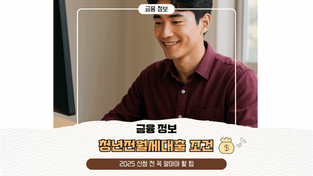 청년전월세대출 조건 | 2025 신청 전 꼭 알아야 할 팁