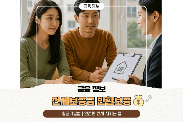 전세보증금 반환보증보험 가입방법 | 안전한 전세 지키는 팁