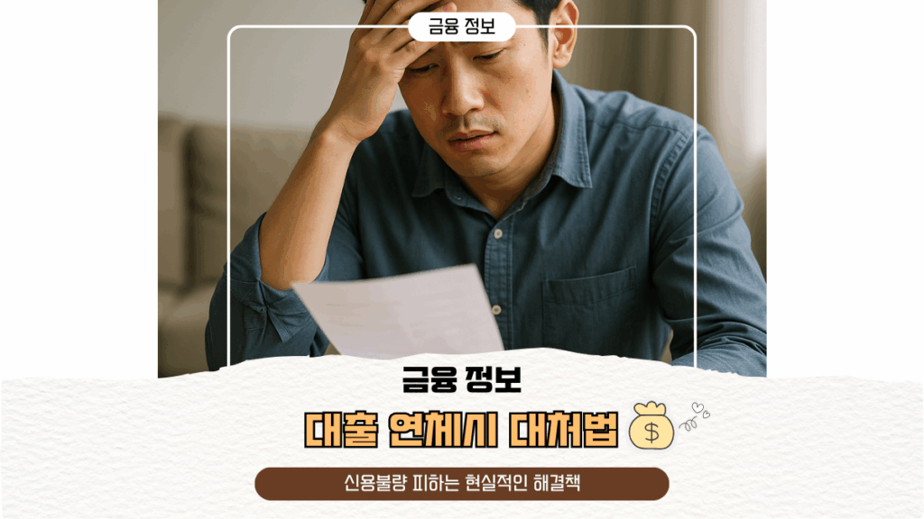 대출 연체시 대처법 | 신용불량 피하는 현실적인 해결책